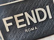 Fendi Sunshine medium logo tote black bag - 4