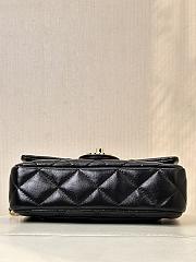 Chanel Top Handle Mini Rectangular Black Leather Bag - 3