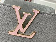 Louis Vuitton Capucines Mini Gray Leather M23280 Bag - 6