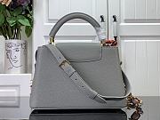 Louis Vuitton Capucines BB Gray Leather M23280 Bag  - 4