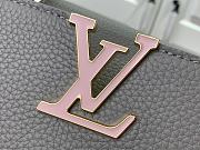 Louis Vuitton Capucines BB Gray Leather M23280 Bag  - 5