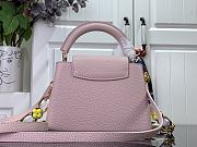 Louis Vuitton Capucines Mini Pink Leather M23280 Bag - 6