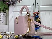 Louis Vuitton Capucines Mini Pink Leather M23280 Bag - 2