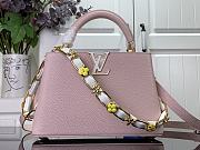 Louis Vuitton Capucines BB Pink Leather M23280 Bag - 1