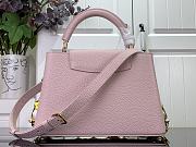 Louis Vuitton Capucines BB Pink Leather M23280 Bag - 3