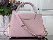 Louis Vuitton Capucines MM Pink Leather M23280 Bag - 2