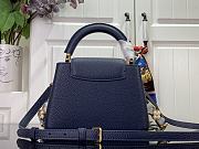 Louis Vuitton Capucines Mini Blue Leather M23280 Bag - 5