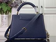 Louis Vuitton Capucines BB Blue Leather M23280 Bag - 6