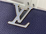 Louis Vuitton Capucines MM Blue Leather M23280 Bag - 6