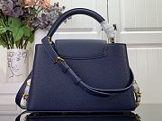 Louis Vuitton Capucines MM Blue Leather M23280 Bag - 2