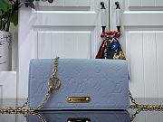 Louis Vuitton M46919 Blue Wallet On Chain Lily Bag - 1