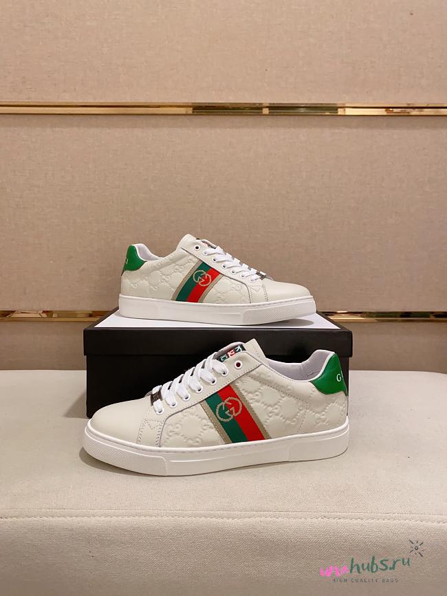 Gucci Men White Shoes 04 - 1