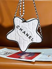 Chanel 24C Star white leather bag - 1