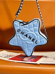 Chanel 24C Star blue leather bag - 1