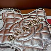 Chanel 24C Star silver leather bag - 4