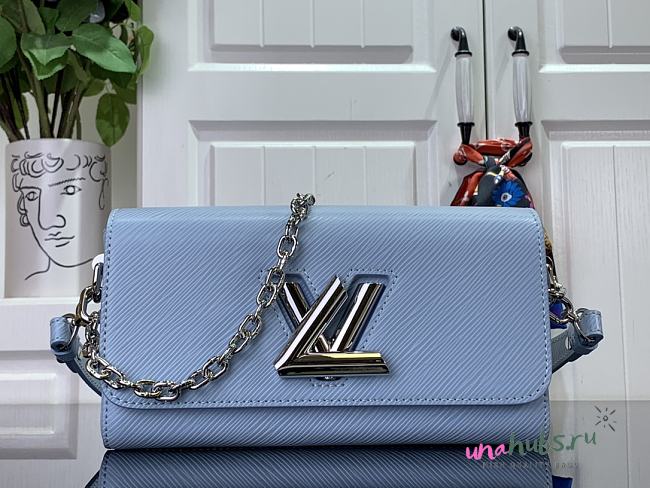 Louis Vuitton Twist West blue epi leather bag - 1