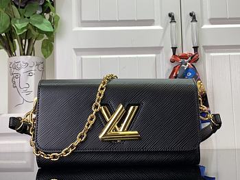 Louis Vuitton Twist West black epi leather bag