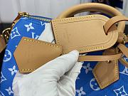 Louis Vuitton speedy P9 blue leather bandouliere 25 bag - 2