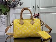 Louis Vuitton speedy P9 yellow leather bandouliere 25 bag - 4