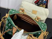 Louis Vuitton speedy P9 green leather bandouliere 25 bag - 5