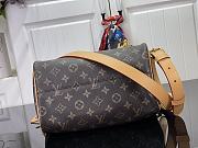 Louis Vuitton new speedy P9 blue leather bandouliere 25 bag - 6