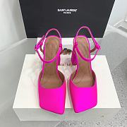 Amina Muaddi Charlotte 95 pink heels - 6