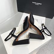 Amina Muaddi Charlotte 95 black heels - 2