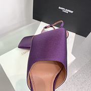 Amina Muaddi Charlotte 95 purple heels - 2