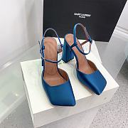 Amina Muaddi Charlotte 95 blue heels - 3