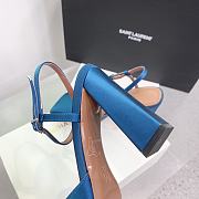 Amina Muaddi Charlotte 95 blue heels - 2