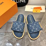 Louis Vuitton Pool Pillow Denim Flat - 6