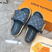 Louis Vuitton Pool Pillow Denim Flat - 4