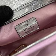 Gucci marmont pink iridescent shoulder bag - 3