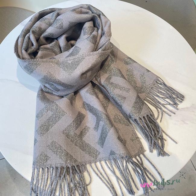 Fendi FF gray scarf - 1