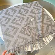 Fendi FF gray scarf - 5