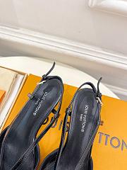 Louis Vuitton lv slingback black heels - 4