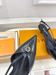 Louis Vuitton lv slingback black heels - 3