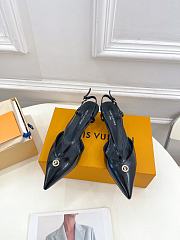 Louis Vuitton lv slingback black heels - 2