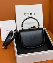 Celine Besace black  leather chain bag  - 3