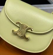 Celine Besace yellow leather chain bag - 3