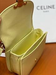 Celine Besace yellow leather chain bag - 5