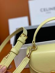 Celine Besace yellow leather chain bag - 4