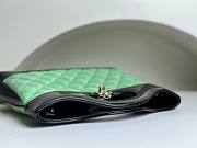 Chanel 23A patent green leather 31 bag - 4