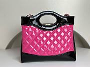 Chanel 23A patent pink leather 31 bag - 2