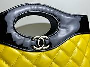 Chanel 23A patent yellow leather 31 bag - 4