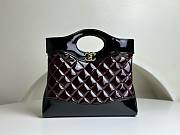 Chanel 23A patent red leather 31 bag - 1