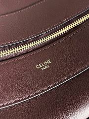 Celine Romy medium calfskin chestnut bag - 4