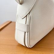 Celine Romy medium calfskin white bag - 6