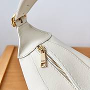 Celine Romy medium calfskin white bag - 4