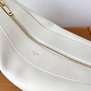 Celine Romy medium calfskin white bag - 3